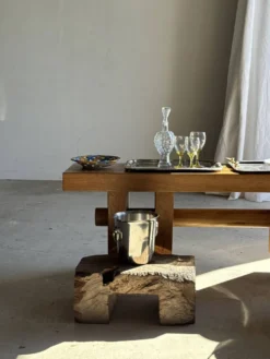 Seau à champagne et à vin en acier inoxydable à anse D19 H19