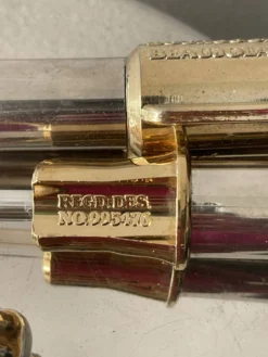 Seau à champagne Gucci vintage en métal argenté de style Hollywood Regency