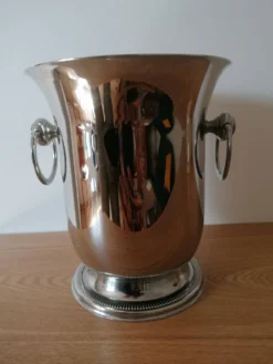 Seau à champagne Jean Couzon orfèvre inox 18/10
