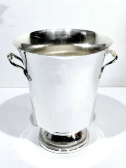 seau à champagne médicis en métal argenté