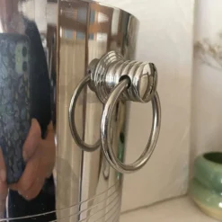 Seau à champagne vintage en inox