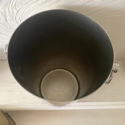 Seau à champagne vintage en inox