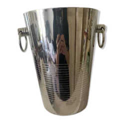 Seau à champagne vintage en inox