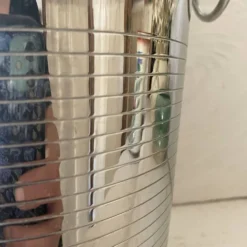 Seau à champagne vintage en inox