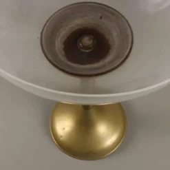 Seau à champagne vintage en laiton et plexiglas, Europe, années 1970
