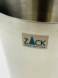 Seau à champagne Zack en acier inoxydable brossé