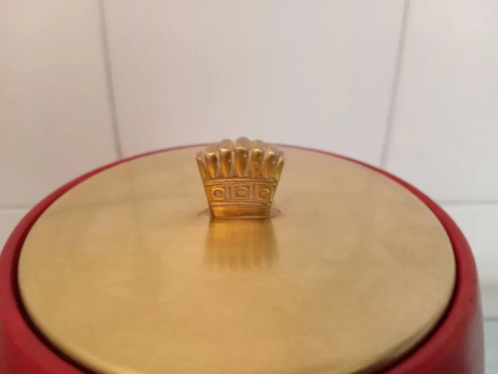 Seau à glace Aldo Tura pour Napoléon, années 1960.