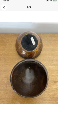 Seau À Glace Ancien Noix De Coco Années 50 Vintage