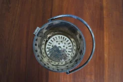 Seau à glace argenté moderne vintage, 1930