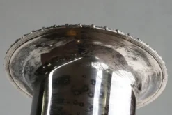 Seau à glace Art Déco en laiton plaqué argent, France, années 1900