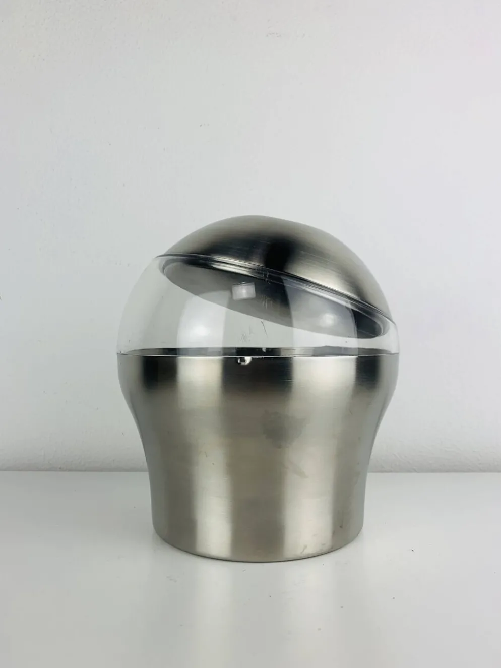 Seau à glace boule de bowling inox par WMF Cromargan
