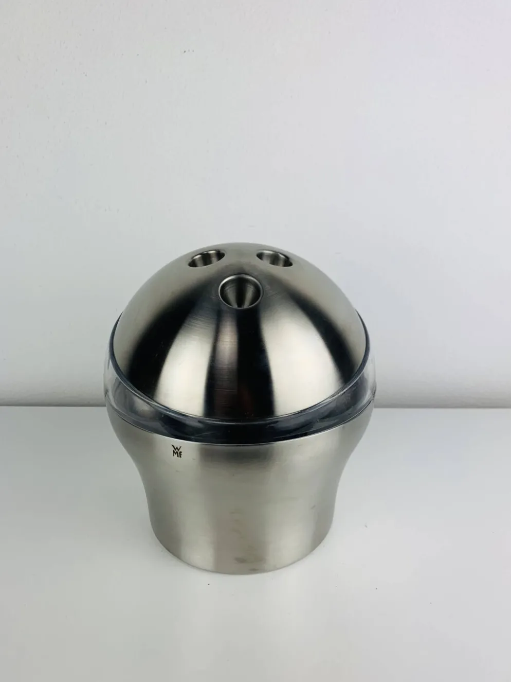 Seau à glace boule de bowling inox par WMF Cromargan