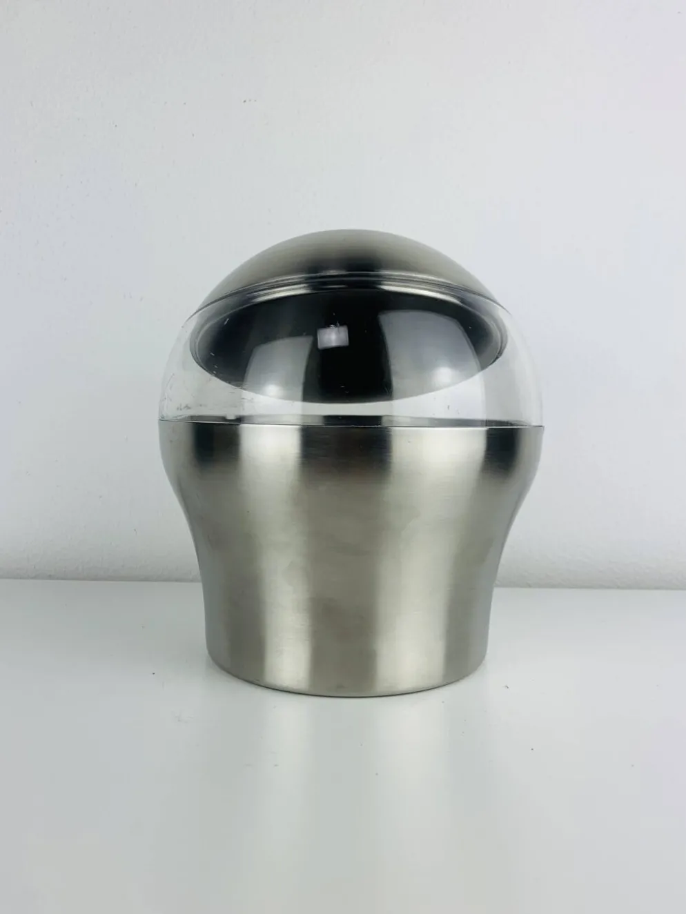 Seau à glace boule de bowling inox par WMF Cromargan