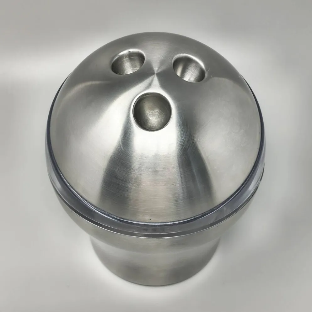 Seau à glace "Bowling Ball" de l'ère spatiale des années 1970 par WMF. Fabriqué en Allemagne.