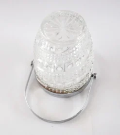 Seau à glace cerclé motif spirale