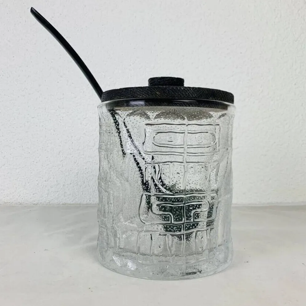 Seau à glace cristal Spiegelau années 50 West Germany, sangria