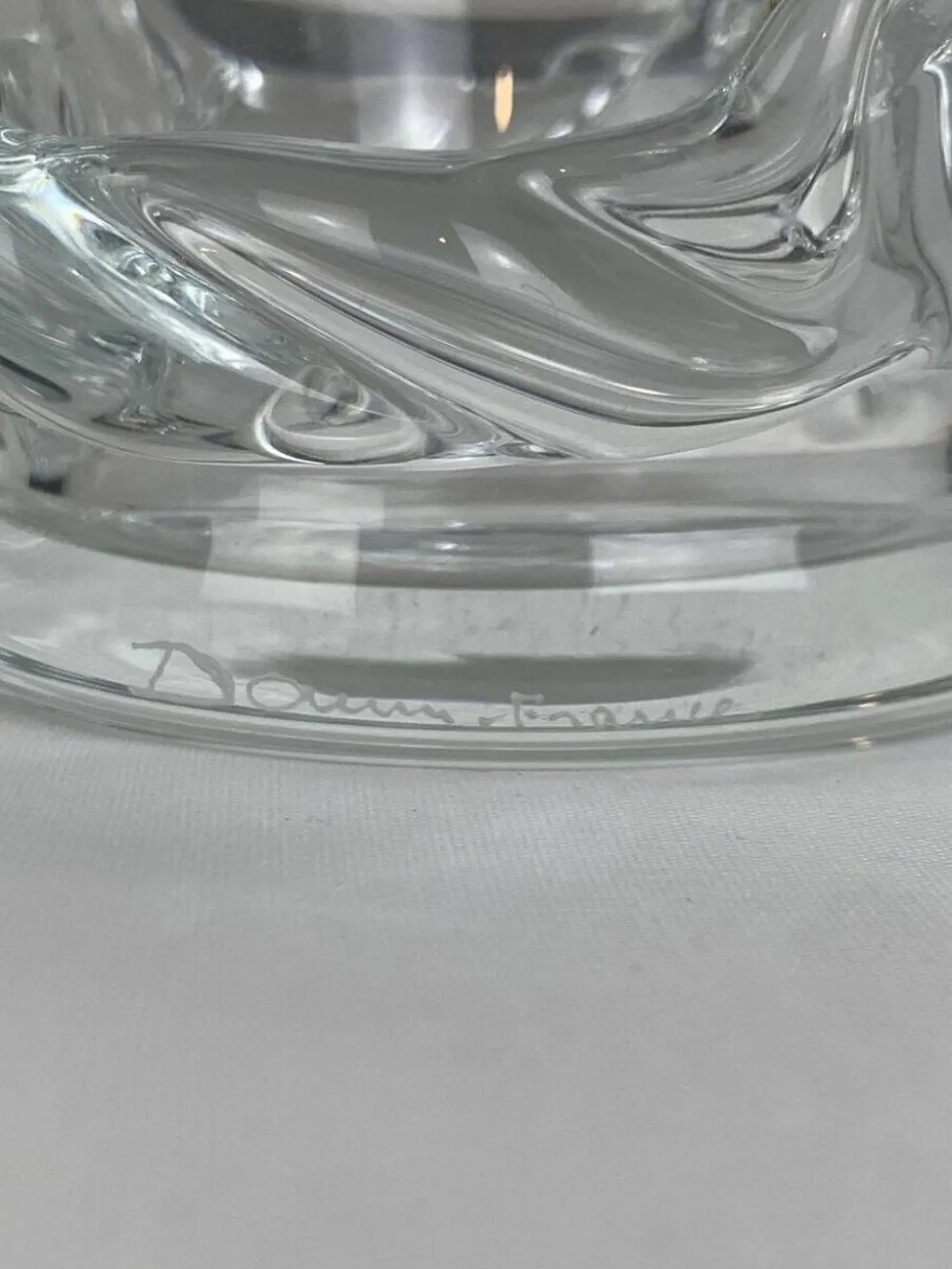 Seau à glace Daum Sorcy en cristal