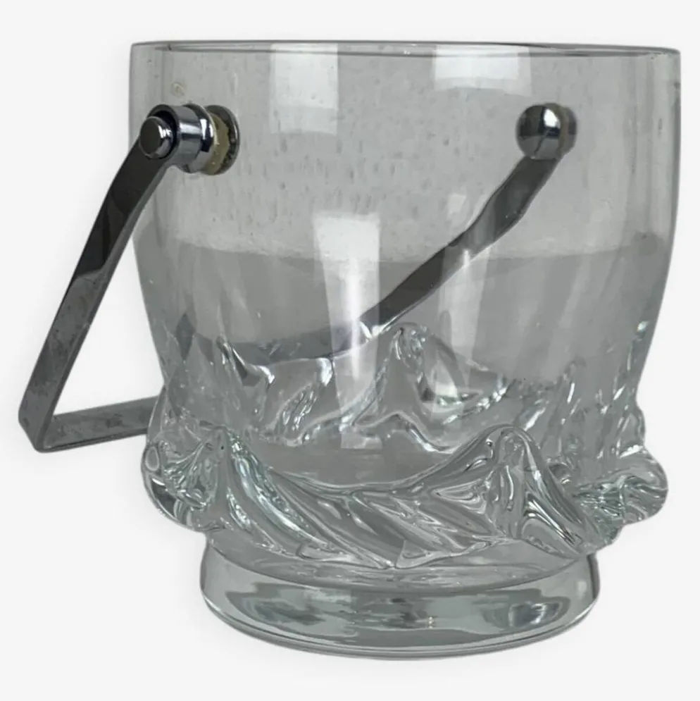 Seau à glace Daum Sorcy en cristal