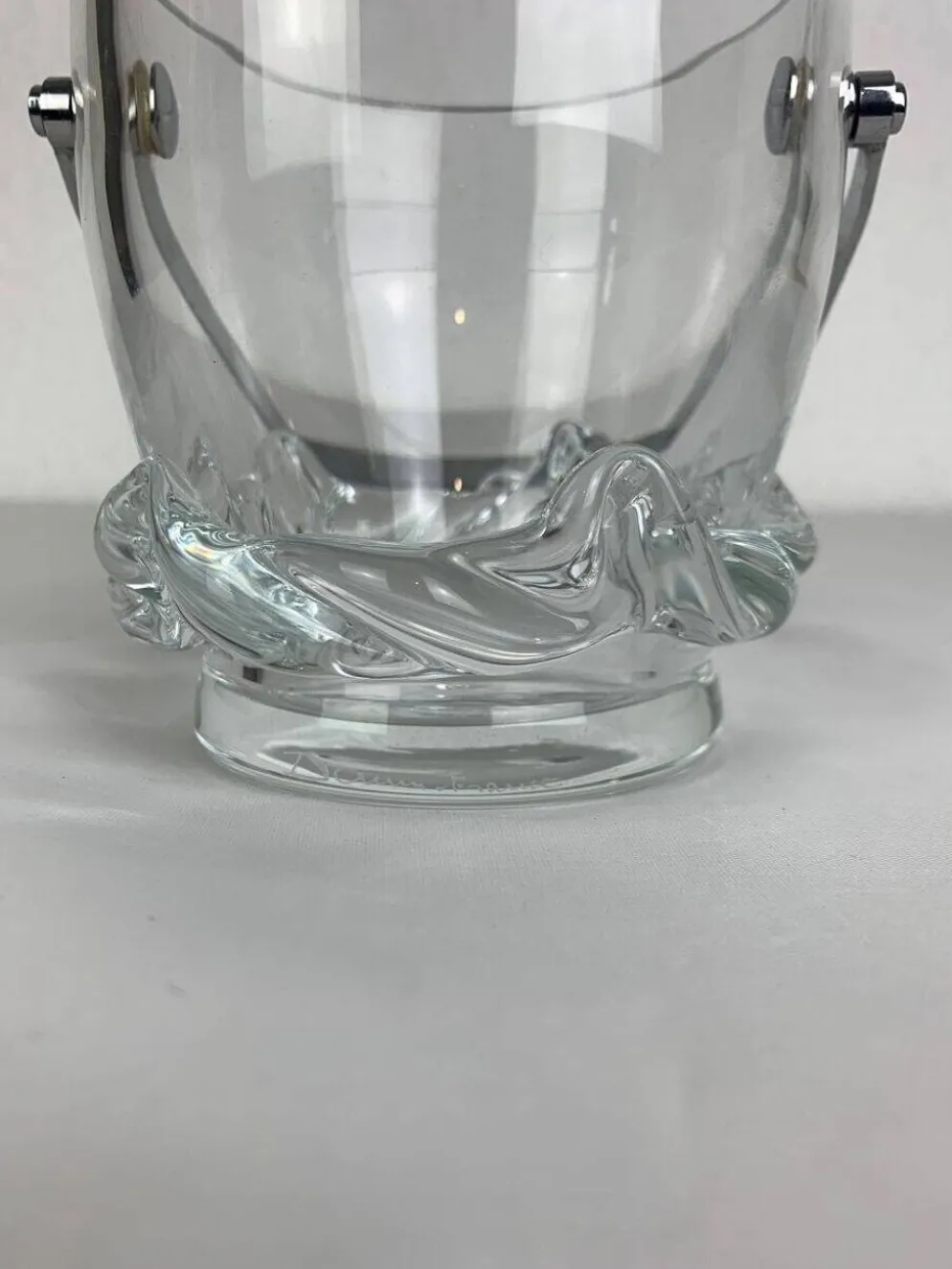 Seau à glace Daum Sorcy en cristal
