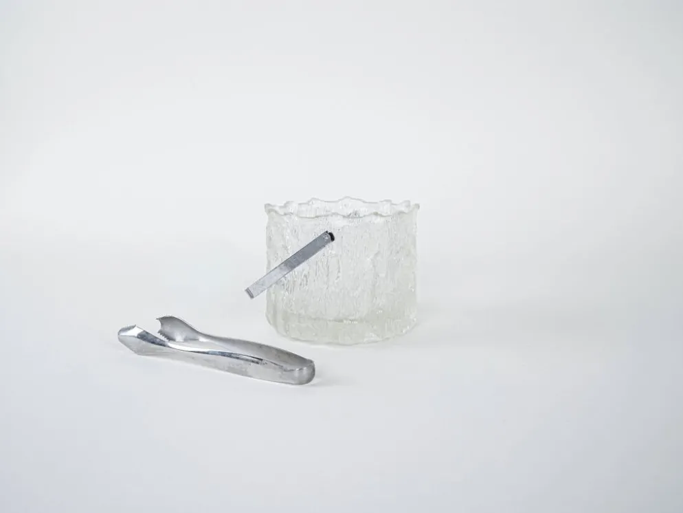 Seau à glace, design suédois, années 1970, fabriqué par Pukeberg.
