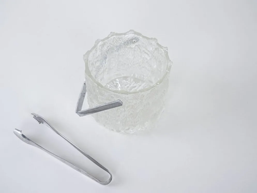 Seau à glace, design suédois, années 1970, fabriqué par Pukeberg.