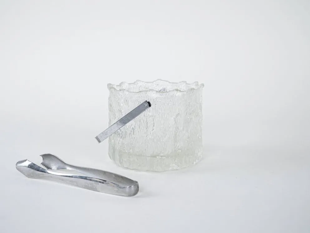 Seau à glace, design suédois, années 1970, fabriqué par Pukeberg.