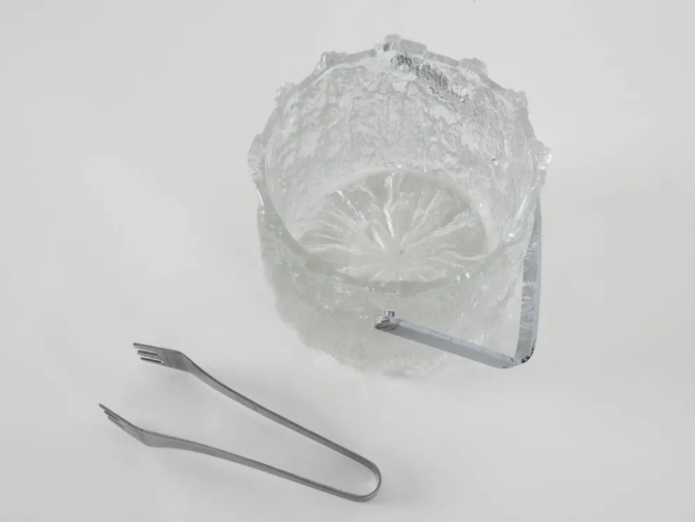 Seau à glace, design suédois, années 1970, fabricant : Pukeberg