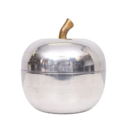 Seau à glace en aluminium emblématique des années 1970, Italie