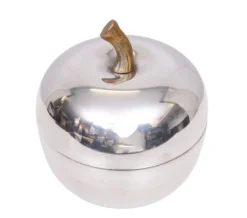Seau à glace en aluminium emblématique des années 1970, Italie