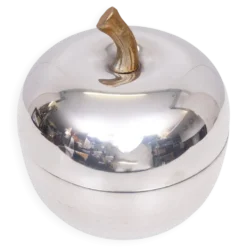 Seau à glace en aluminium emblématique des années 1970, Italie