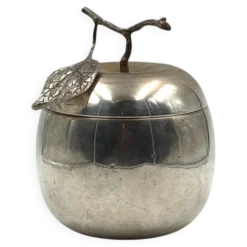 Seau à glace en argent moderne, Teghini Firenze Italie 1970