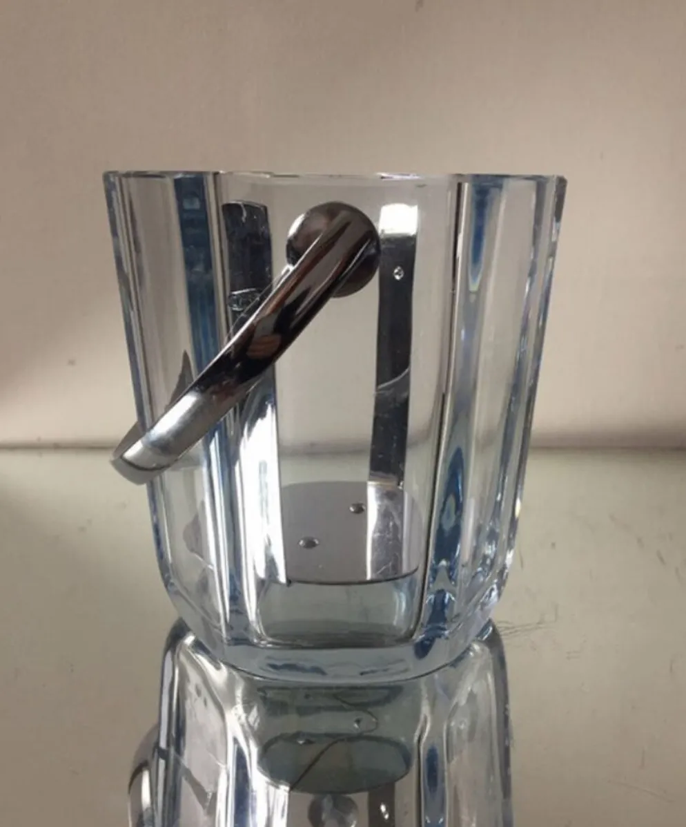 Seau à glace en cristal de Strombergshyttan 1967
