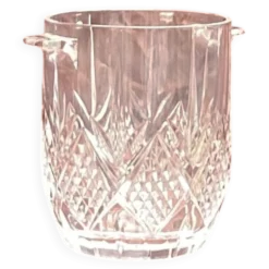 Seau à glace en cristal dimensions : hauteur -20 c/m-diamètre haute -16cm-