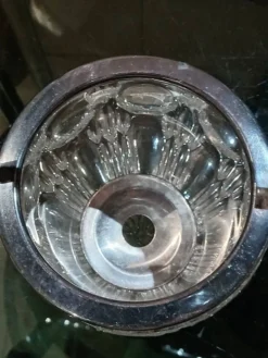 Seau à glace en cristal Sheffield, années 1960