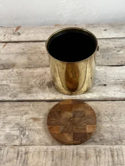 seau à glace en laiton Stelton- Danemark années 60