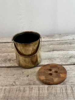 seau à glace en laiton Stelton- Danemark années 60