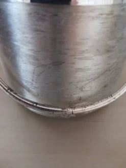 Seau à glace en métal, années 70 .