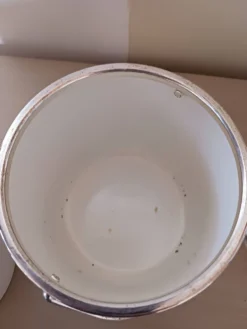 Seau à glace en métal, années 70 .