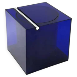 Seau à glace en plastique bleu de l'ère spatiale, Studio Opi, Cini & Nils, Italie, vers 1970