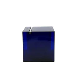 Seau à glace en plastique bleu de l'ère spatiale, Studio Opi, Cini & Nils, Italie, vers 1970