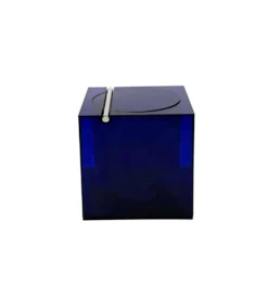Seau à glace en plastique bleu de l'ère spatiale, Studio Opi, Cini & Nils, Italie, vers 1970