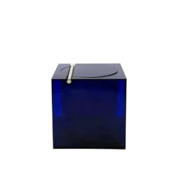 Seau à glace en plastique bleu de l'ère spatiale, Studio Opi, Cini & Nils, Italie, vers 1970