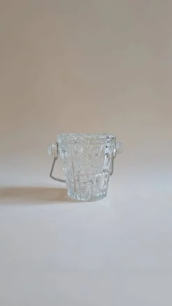 Seau à glace en verre