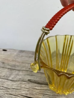 Seau à glace 1970 en verre