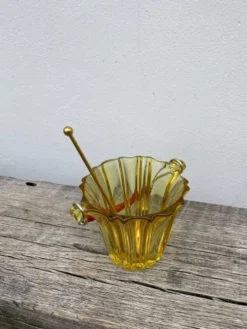 Seau à glace 1970 en verre