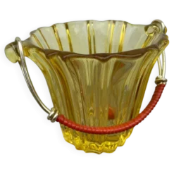 Seau à glace 1970 en verre