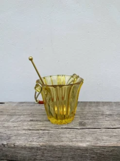 Seau à glace 1970 en verre