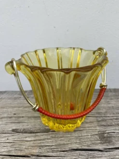 Seau à glace 1970 en verre