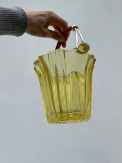 Seau à glace 1970 en verre