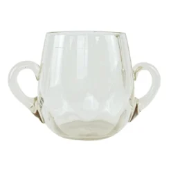 Seau à glace en verre, design italien, années 1970, fabriqué en Italie.